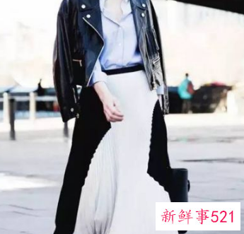 穿长裙配什么外套好看