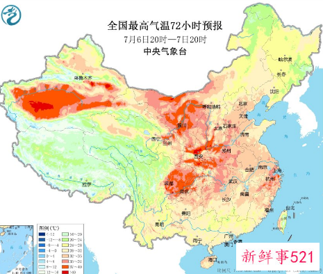 我国多地将再迎大范围凶猛高温