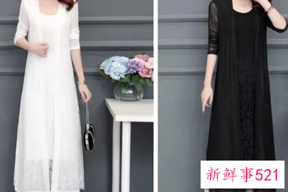 穿裙子配什么外套好看图片