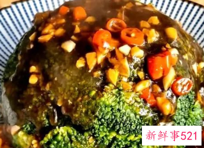 西兰花凉拌菜的做法