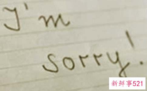 向女朋友道歉的句子