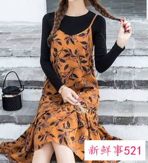 咖啡色半身裙百搭吗