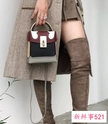 矮个子过膝长靴搭配衣服