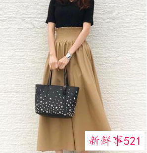 半身裙子的搭配图片