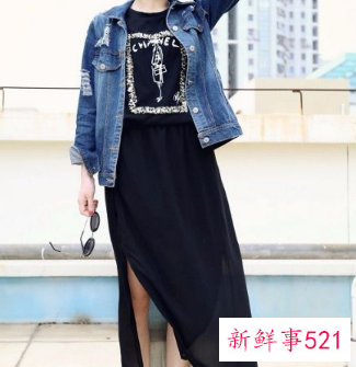 穿裙子配什么外套好看图片