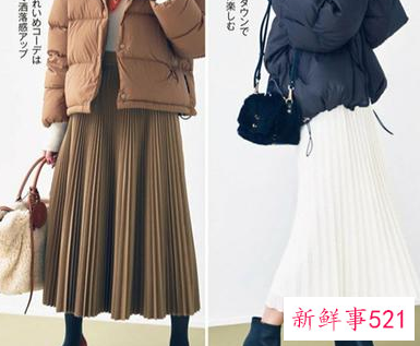 冬天半身长裙的穿搭