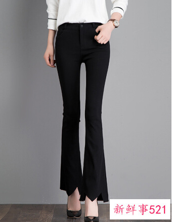 黑色打底上衣配什么裤子