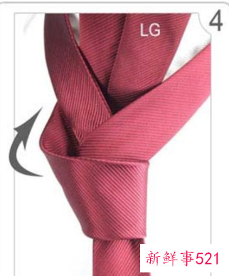 领带手上三圈打法