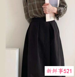 半身裙子的搭配图片