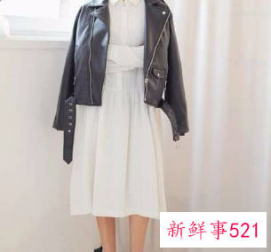 穿裙子配什么外套好看图片