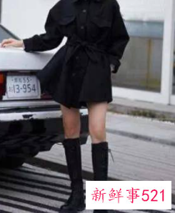 矮个子过膝长靴搭配衣服