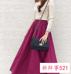 半身裙子的搭配图片