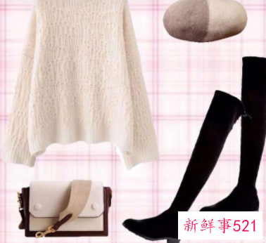 黑色长筒靴搭配指南