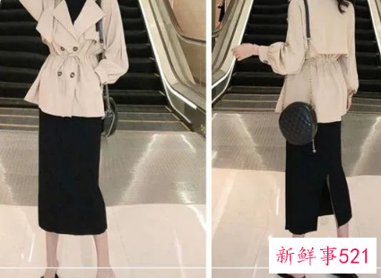 穿裙子配什么外套好看图片