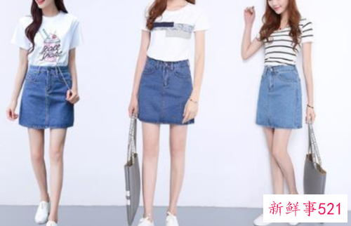 半身牛仔裙怎么搭配