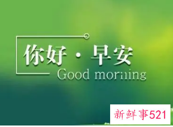 最暖心的早安问候语短句