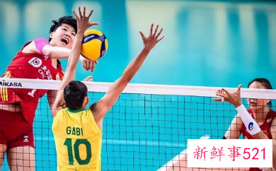 中国女排世联赛2-3巴西惜败