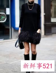 黑色长筒靴搭配指南