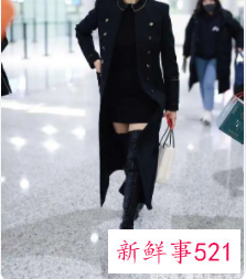 黑色长筒靴搭配指南