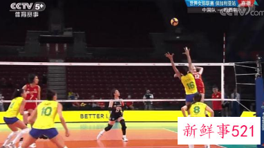 中国女排世联赛2-3巴西惜败