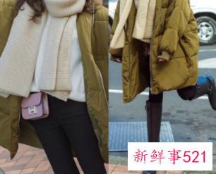 羽绒服搭配什么围巾
