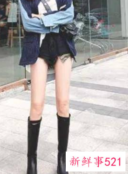 矮个子过膝长靴搭配衣服