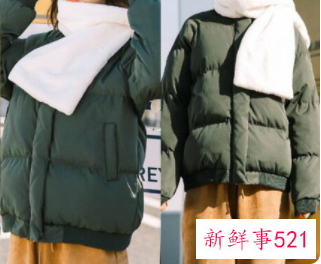 羽绒服搭配什么围巾