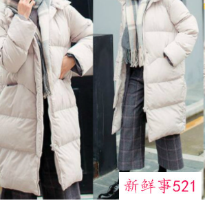 羽绒服搭配什么围巾