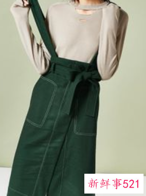 墨绿色的半身裙怎么搭配