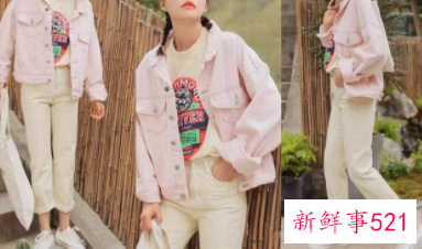 浅色牛仔外套配什么裤子