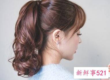 胖人怎么扎头发好看图片