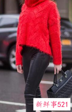 红色毛衣可以配米色马甲吗