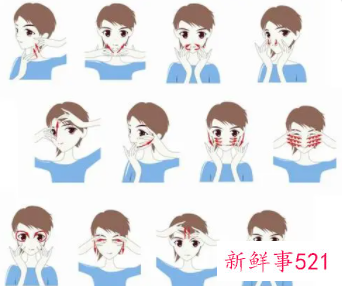 初学美容洗脸手法步骤