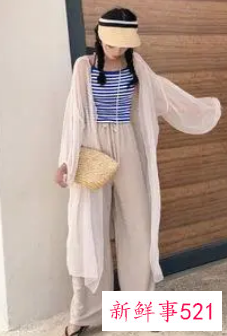 防晒衣搭配什么裤子好看