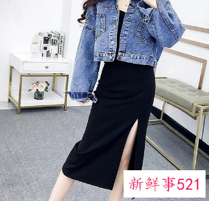 穿裙子配什么外套好看图片