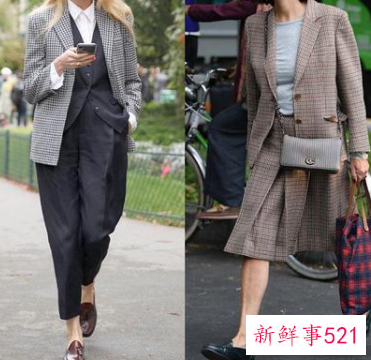 休闲小西装套装搭配什么鞋子