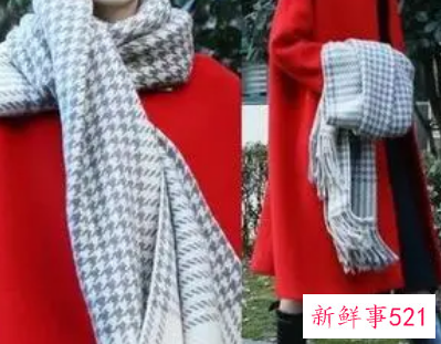 红色衣服搭什么颜色的围巾