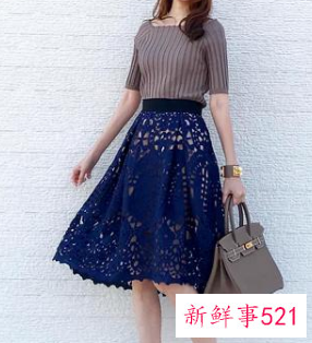 半身裙子的搭配图片