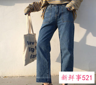 女休闲直筒裤配什么鞋子