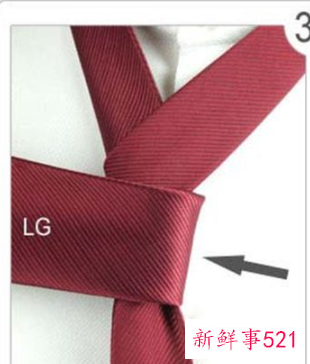 领带手上三圈打法