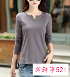 长袖T恤怎么穿出时尚风