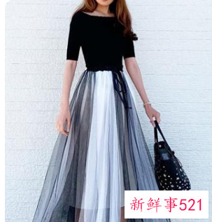 半身裙子的搭配图片