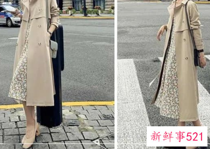 穿裙子配什么外套好看图片