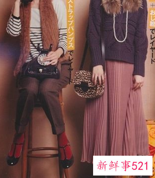 冬天半身长裙的穿搭