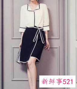 半身裙子的搭配图片
