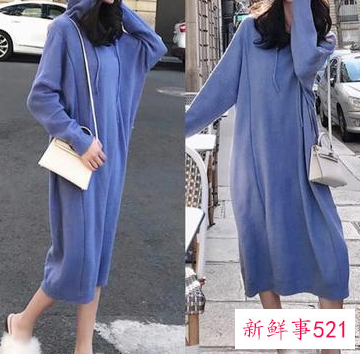 卫衣连衣裙怎么搭配平底鞋