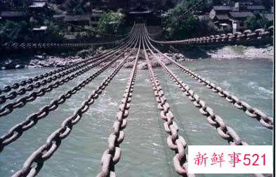 大渡河上有几根铁索