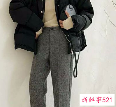 直筒长裤搭配什么上衣