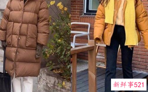 冬天大衣或羽绒服的搭配