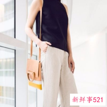 直筒长裤搭配什么上衣